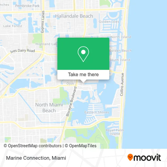 Marine Connection map
