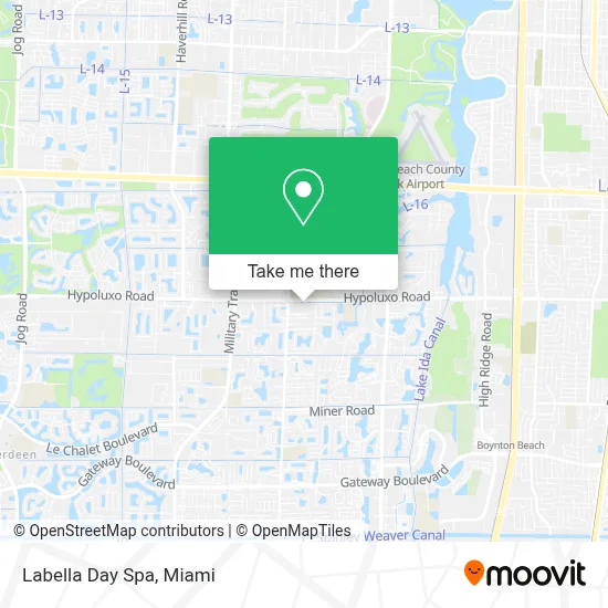 Labella Day Spa map