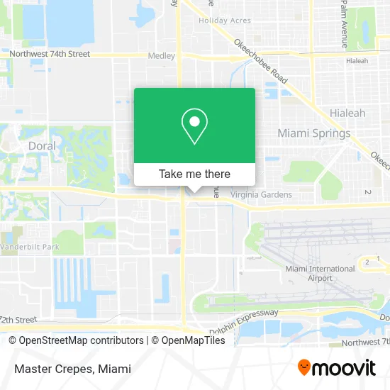 Master Crepes map