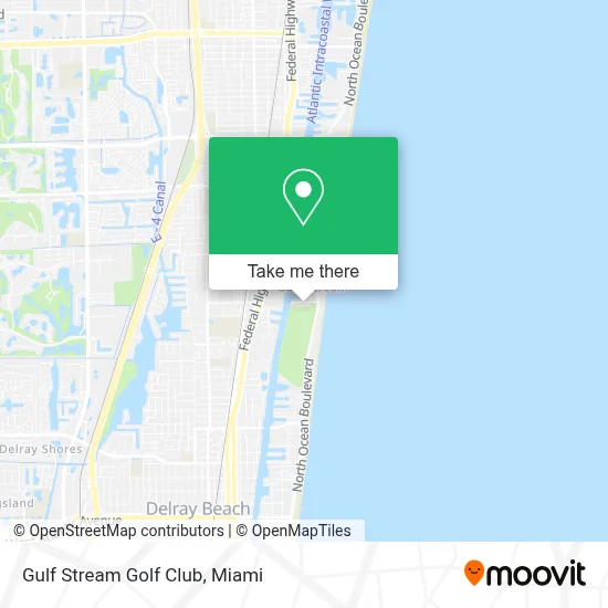 Gulf Stream Golf Club map