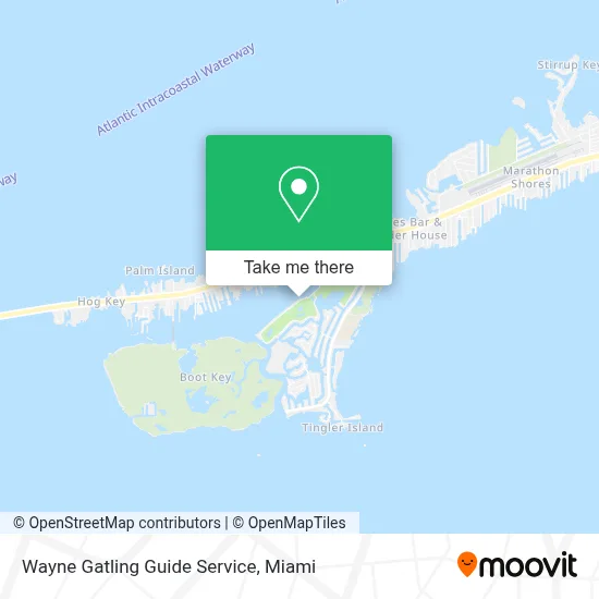 Wayne Gatling Guide Service map