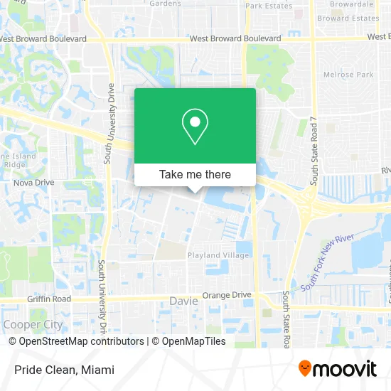 Pride Clean map