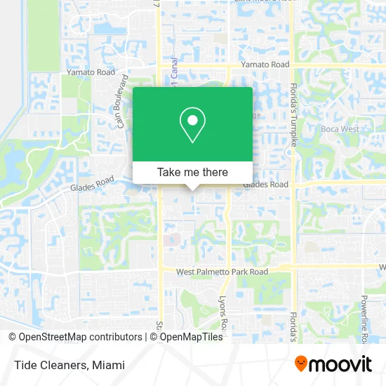 Tide Cleaners map