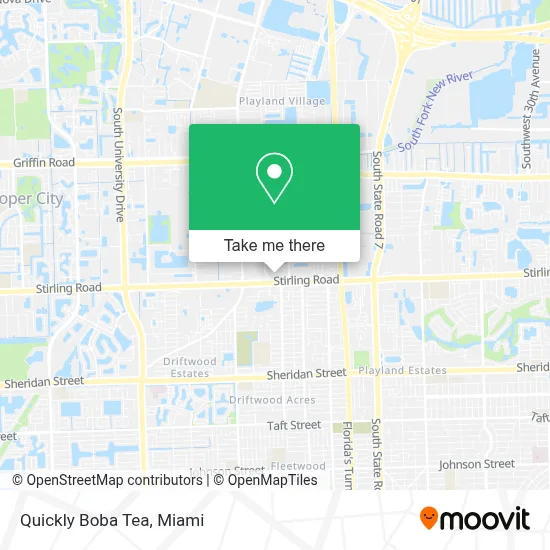 Quickly Boba Tea map