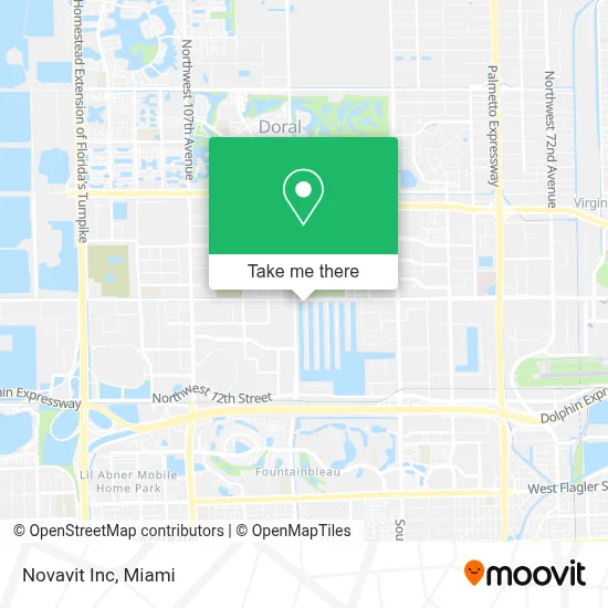 Novavit Inc map
