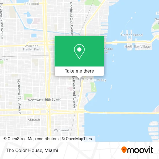 The Color House map