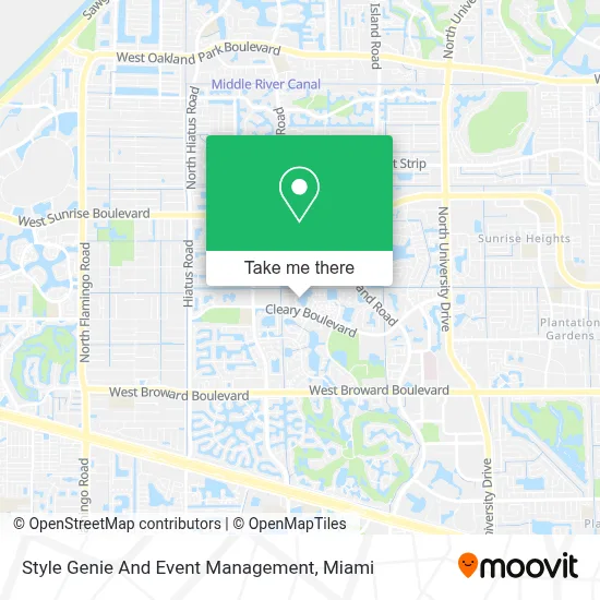 Style Genie And Event Management map