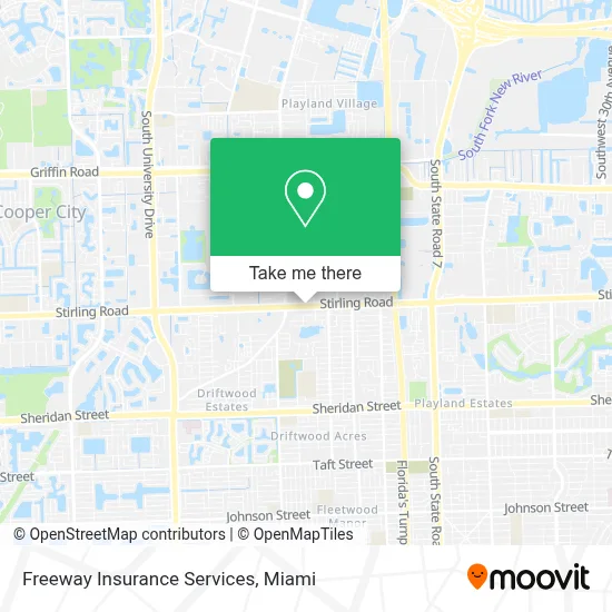 Freeway Insurance Services map