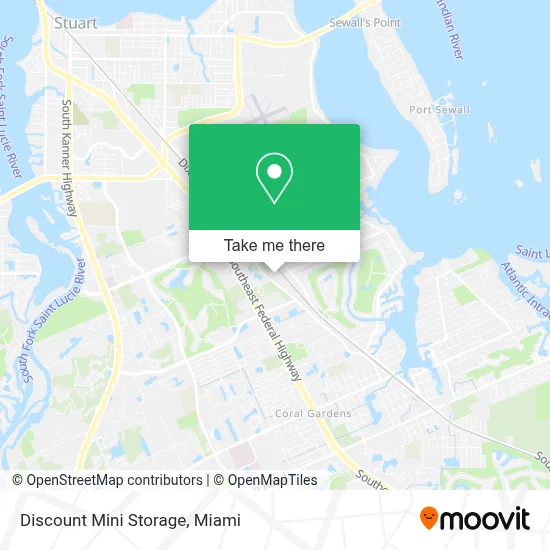 Discount Mini Storage map