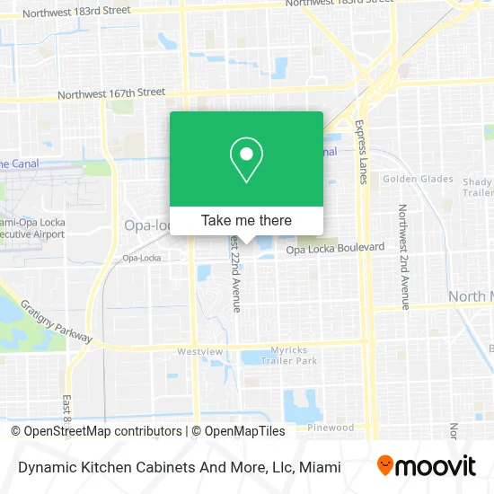Dynamic Kitchen Cabinets And More, Llc map