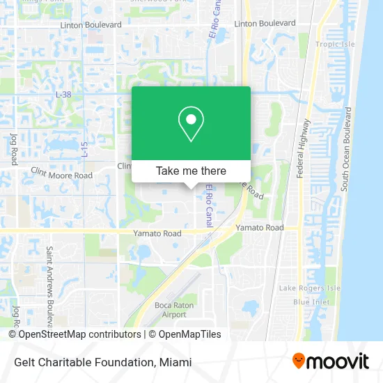Gelt Charitable Foundation map