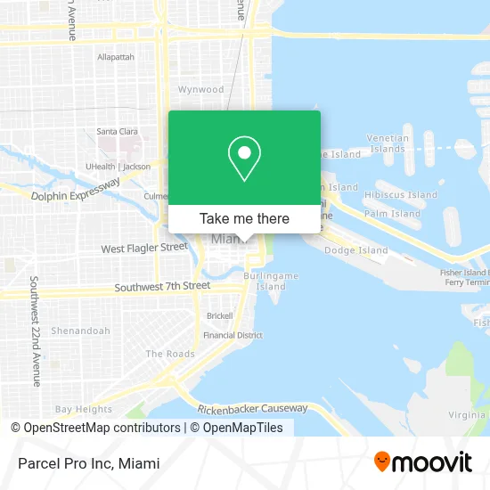 Parcel Pro Inc map