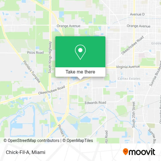 Chick-Fil-A map