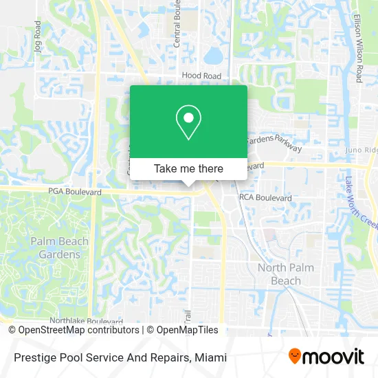 Prestige Pool Service And Repairs map
