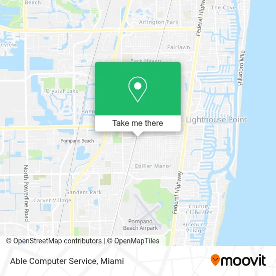 Able Computer Service map