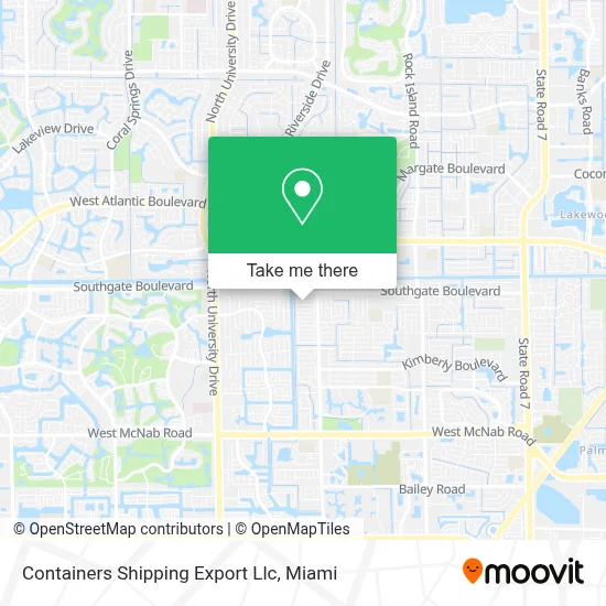 Containers Shipping Export Llc map