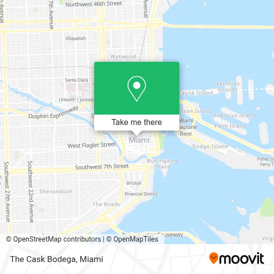 The Cask Bodega map