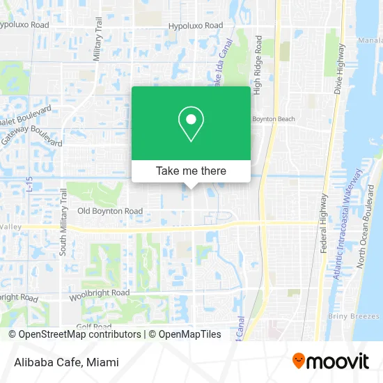 Alibaba Cafe map