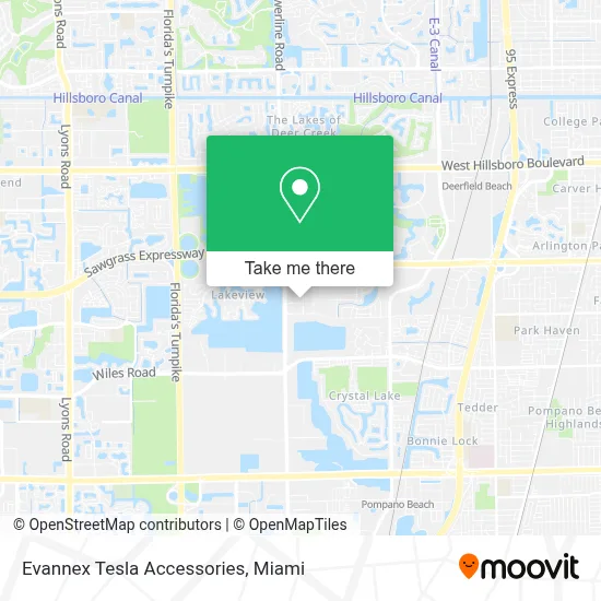 Evannex Tesla Accessories map