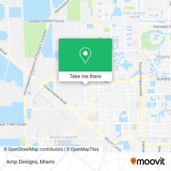 Amp Designs map