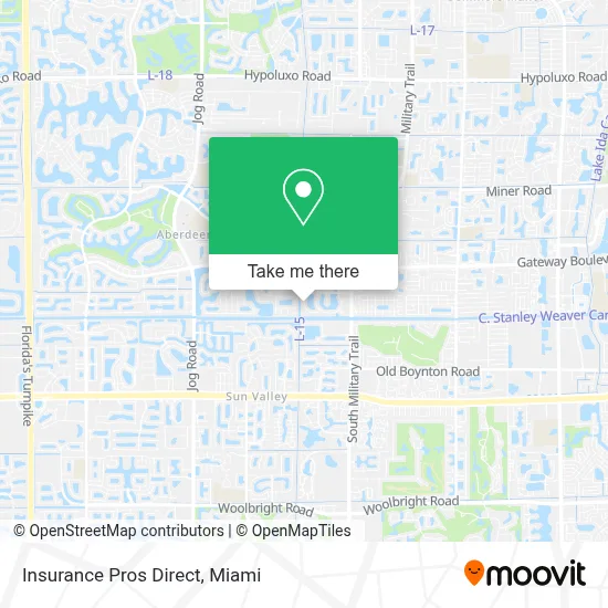Insurance Pros Direct map