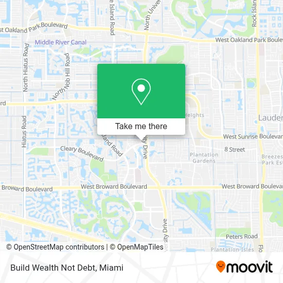 Build Wealth Not Debt map