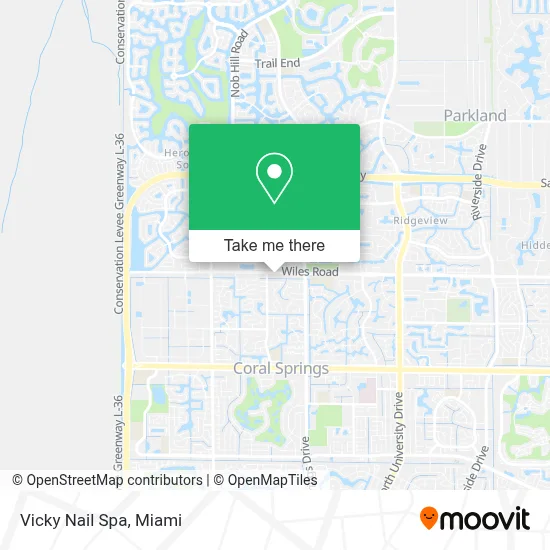 Vicky Nail Spa map