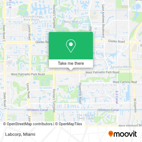 Labcorp map
