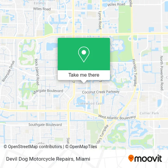 Devil Dog Motorcycle Repairs map