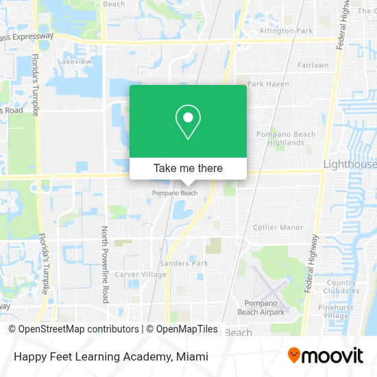 Happy Feet Learning Academy map