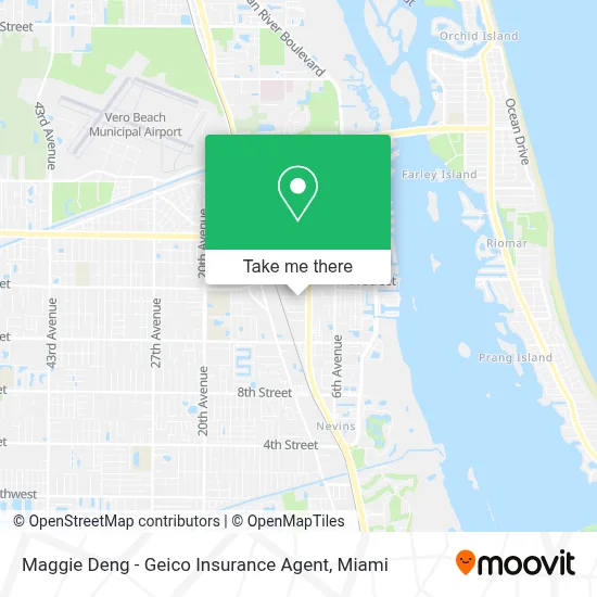 Maggie Deng - Geico Insurance Agent map