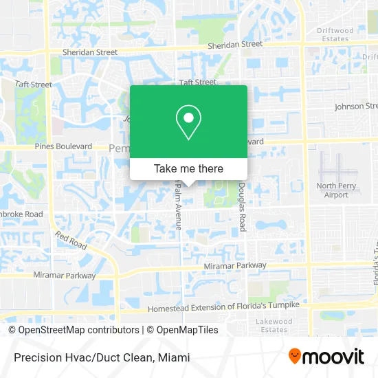 Precision Hvac/Duct Clean map