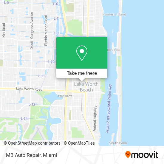 MB Auto Repair map