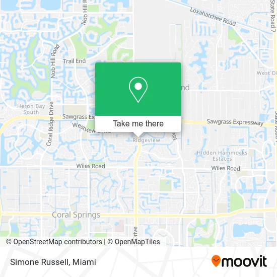 Simone Russell map