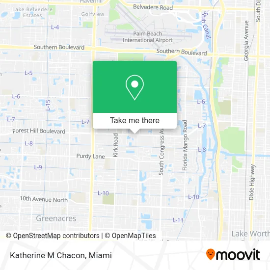 Katherine M Chacon map