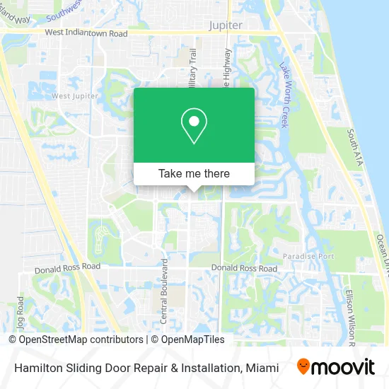Hamilton Sliding Door Repair & Installation map