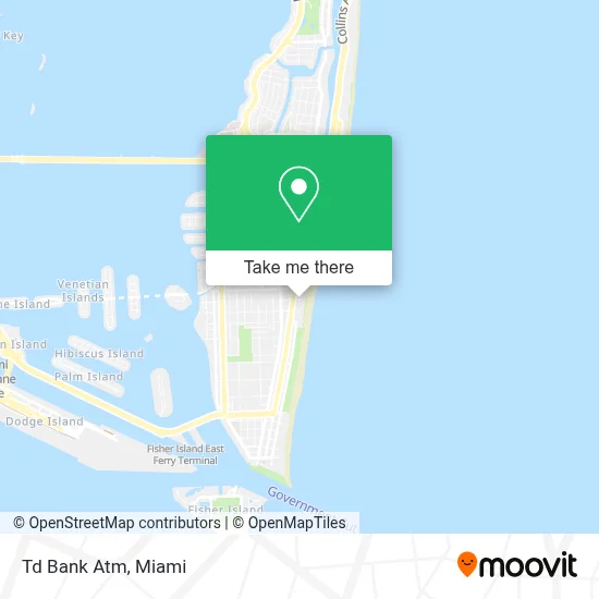 Td Bank Atm map