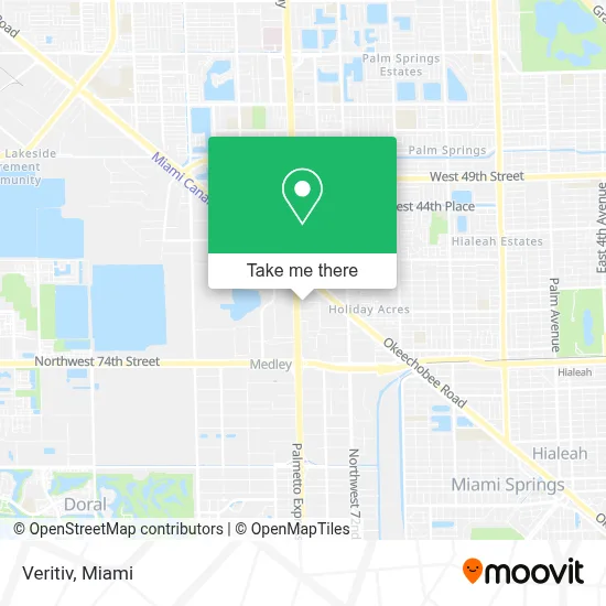 Veritiv map