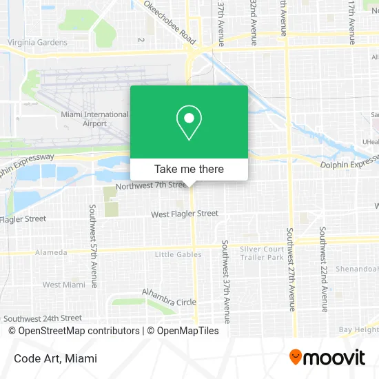 Code Art map