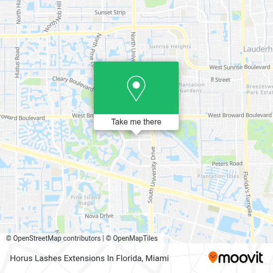 Horus Lashes Extensions In Florida map