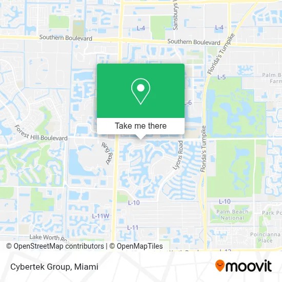 Cybertek Group map