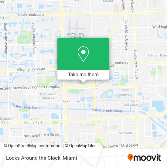 Locks Around the Clock map