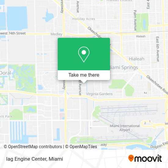 Iag Engine Center map