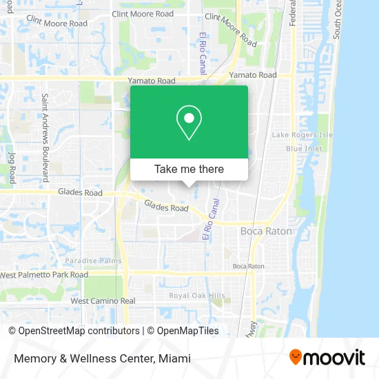 Memory & Wellness Center map