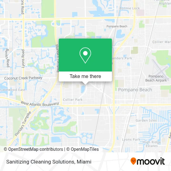 Sanitizing Cleaning Solutions map
