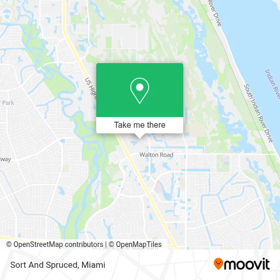 Sort And Spruced map
