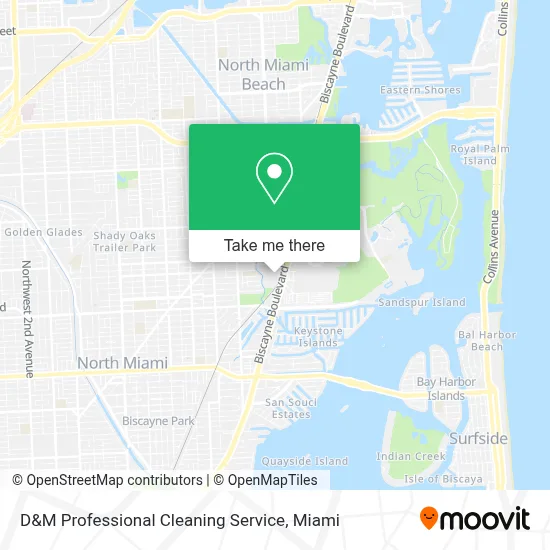 D&M Professional Cleaning Service map