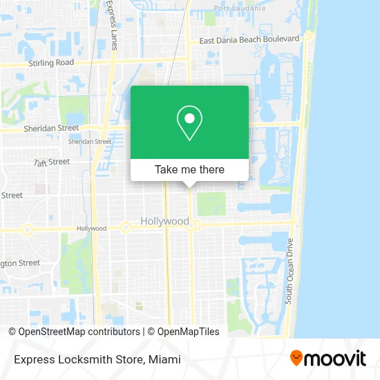 Express Locksmith Store map