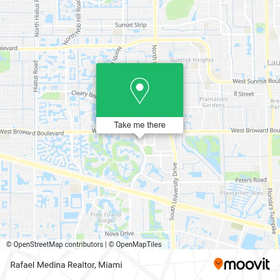 Rafael Medina Realtor map