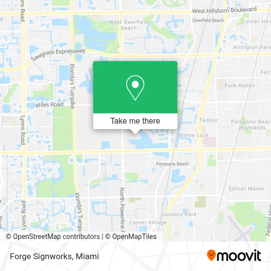 Forge Signworks map
